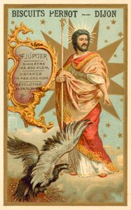 Jupiter (chromolitho) av French School